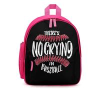 There's No Crying In Baseball Small Backpack Cute Mini Shoulder Bag 12.6 × 9.4 × 5.9 Inches Daypack