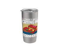 There's No Crying in Cornhole Bags Corn Hole Board Cornhole Stainless Steel Insulated Tumbler