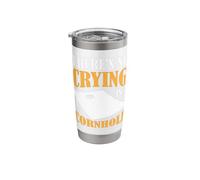 There's No Crying in Cornhole Stainless Steel Insulated Tumbler