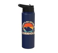 There's No Crying in Cornhole Stainless Steel Insulated Water Bottle