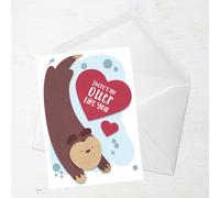 There's No Otter Like You Greetings Card - Large Card