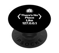 Theres No Place Like 127001 Funny Coder Design PopSockets Adhesive PopGrip