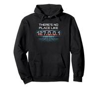 There's No Place Like 127001 IP Address Programming Pullover Hoodie