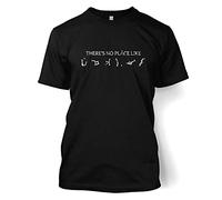 Theres No Place Like Earth T-shirt - Films, TV And Movie Geeky Tshirt - Black