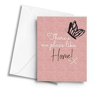 There's no Place Like Home! x Butterfly - A5 Greetings Card