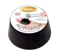 Ohm Therapeutics Tuning Fork Activator (Large with Center Hole) for Energy Healing and Sound Therapy, Latex-Free