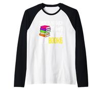 There's No Such Thing As Too Many Books Raglan Baseball Tee