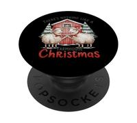 There's Nothing Like A Farmhouse Christmas PopSockets Adhesive PopGrip