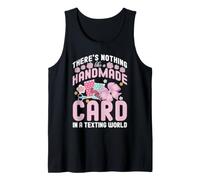 Theres Nothing Like a Handmade Card Design - Pastel Tank Top