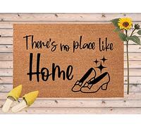 There's Nothing Like Home Welcome Doormat, Wizard Oz Outdoor Rug, Dorothy Gift, Front Door Decor Mat 24x16 Inch