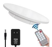 THERES Photography Turntable Motorized Rotating Display Stand 360 Degree with Remote Control Electric Turntable for Products Photo Short Video, Panoramic Images, 3D Scanning,White-60cm