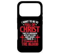 There's Power In Blood Funny Religious Christian Faith Jesus Case for iPhone 17 Pro