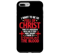 There's Power In Blood Funny Religious Christian Faith Jesus Case for iPhone 7 Plus/8 Plus