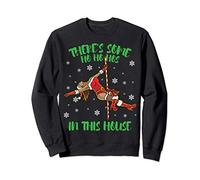 There's Some Ho Ho Hos In This House Mrs. Santa Pole Dance Sweatshirt