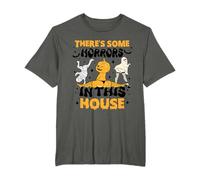 There's Some Horrors In This House Funny Halloween Men Women T-Shirt