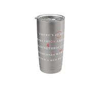 There's Something About Editing Red Pen Funny Writing Humor Stainless Steel Insulated Tumbler
