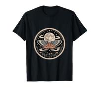 Therian Lunar Moth Butterfly Grunge Gothic Cottagecore T-Shirt