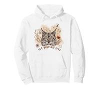 Therian Lynx Pullover Hoodie, Adult Unisex, White, Small