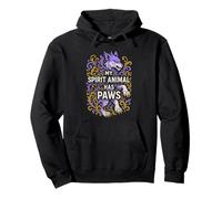 Therian Pride My Spirit Animal Has Paws Furry Wolf Pullover Hoodie