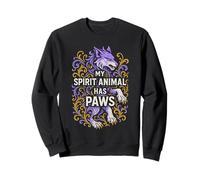 Therian Pride My Spirit Animal Has Paws Furry Wolf Sweatshirt