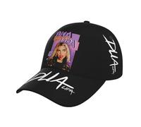 THERIGHTEN Men Women Dua Singer Music Lipa Baseball Cap Adjustable Dad hat Classic Soft Sun Protection Quick Dry Thin Cool Ventilation Mesh Back Lightweight Breathable for Running Outdoor