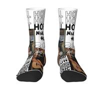 THERIGHTEN Men's and Women's Niall Singer Horan Crew Socks Essentials Comfortable Durable Half-Cushioned Workout Breathable Casual fashionable breathable comfortable 4D printing with Seamless Toe