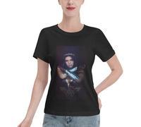 THERIGHTEN Women Dua Singer Lovers T Shirts Print Short Sleeve tee Shirt Loose Casual Cute Summer Crew Neck Blouse Simple Oversized Funny Cotton Top Tees for Daily Life Home and Travel