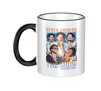 THERIGHTEN Women Men Niall Singer Horan Ceramic Coffee Mug Funny Adult Ceramic Coffee Cup Humor Black Handle Tea Cups Personalized Design for Coworker Mom Dad 11OZ Coffe Mug