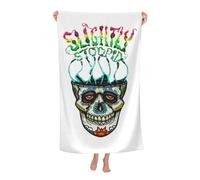 THERIGHTEN Women Men Slightly Rock Stoopid Music Bath Towel superfine fiber Beach Towel Highly Absorbent Soft Towel 32x52in for Travel Pool Bathroom Daily Use Gift for boys and girls