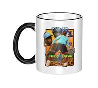 THERIGHTEN Women Men Tyler Rapper The Creator Singer Music Ceramic Coffee Mug Funny Adult Ceramic Coffee Cup Humor Black Handle Tea Cups Personalized Design for Coworker Mom Dad 11OZ Coffe Mug