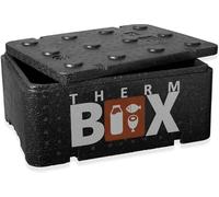 THERM BOX Thermobox Small 12-Litre Insulated Box Thermobox Keep Warm Box Cooler Styrofoam Box 12BL Inside: 36x26x13cm Reusable