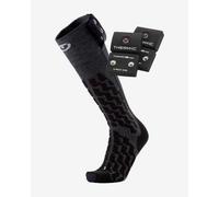 Therm-ic Heat Fusion Uni Heated Ski Socks + S-pack 1200 Batteries Heated Socks Blue EU 39-41