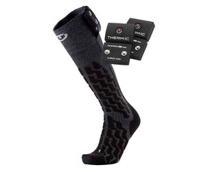 Therm-ic - Heating socks+ Batteries Pack - Set Heat Fusion Uni + S-1200B - Size 42-44 - Black Black 42-44