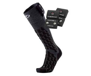Therm-ic - Heating socks+ Batteries Pack - Set Heat Fusion Uni + S-1200B - Size 45-47 - Black Black 45-47