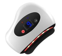 Therma Edge Muscle Scraper - 4-in-1 Heated Gua Sha Tool with Red LED for Deep Tissue Massage, Foot Scraper Massager for Plantar, Neck, Back, and Leg painsRelief