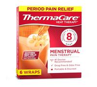 ThermaCare Portable Menstrual Heating Pad, Period Paid Relief Heat Patches for Cramps (6 Count)