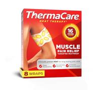 ThermaCare Portable Muscle Therapy Heating Pads - Multi-Purpose Adhesive HeatWraps for Back, Neck, Joint, & Menstrual Pain Relief - Drug-Free, Discreet, Long-Lasting Heat Therapy - 4 Count - Pack of 2