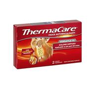 ThermaCare Versatile XL Self Heating Therapeutic Heat Bands for Diffuse Pain, 8 Hours Constant Warmth, 2 Disposable Bands,Red