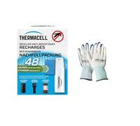 Thermacell Mosquito Repellent Refills, 48-Hour Pack; Contains 12 Repellent Mats, 4 Fuel Cartridges; Compatible with Any Fuel-Powered Thermacell Product; No Spray, Scent, Mess