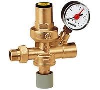 Caleffi 553140 Automatic Filling Unit 1/2'' with Manual Cock, Strainer, Check Valve.and Pressure Gauge