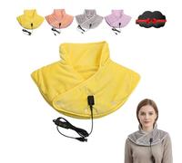 ThermaEase Pro, Neck and Shoulder Heat Pad with 3 Temp & 3 Massage Settings, Fast Heating with Auto Shut-Off, Heated Neck & Shoulder Wrap Warmer for Pain Relief (1Pcs-B)