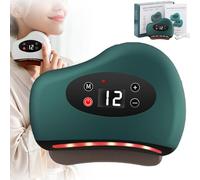ThermaEdge Foot Scraper, Foot Scraper for Plantar, Electric Fascia Knife with Heating & 12 Vibration for Multiple Parts, Comes with Essential Oils (Green)