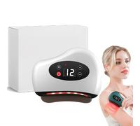 Thermaedge Foot Scraper, Plantar Fasciitis, Crafted Frame Foot Massager with Red Light, Heat, Vibration Cordless Handheld | 360° Body Care(A)