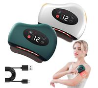 Thermaedge Foot Scraper, Thermaedge Heated Foot Scraper, Electric Fascia Knife with Heating & 12 Vibration, 4-in-1 Portable Cordless Muscle Massage Tool, Gua Sha for Feet Neck Shoulder (2 Pcs Mix)