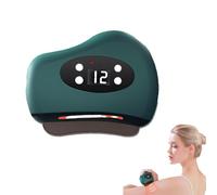 ThermaEdge Foot Scraper, Thermaedge Red Light Heated Muscle Scraper, Electric Vibrating Scraping Board with 12 Levels, Electric Fascia Knife, Fascia Massage Tools for Relaxing Muscles (Green)