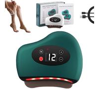 Thermaedge Plantar Fasciitis Foot Scraper 12 Massage 12 Heat Levels - 4 in 1 Vibration Device Feet Calves Neck Shoulders