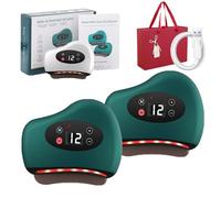 Thermaedge Plantar Fasciitis-Red Light Heated Gua Sha Device, 2026 Upgrade Thermaedge Foot Scraper, for Plantar Fasciitis and Deep Tissue Massage, 4-in-1 Vibration Device for Muscle Care (Green*2)