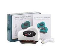 Thermaedge Plantar Fasciitis, Thermaedge Foot Scraper, Foot Spa Bath Massager Body Gua Sha Tool with Red Light Heated, 12 Levels, for Muscle Care, Deep Tissue Massage (White)