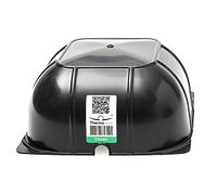 Thermahood - TH095 Pack of 6 - Airtight Downlight Covers for Over Recessed Lights and Downlights - Energy Efficient, Black, 190 x 190 x 95mm