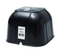 Thermahood - TH140 Pack of 10 - Airtight Downlight Covers for Over Recessed Lights and Downlights - Energy Efficient, Black, 190 x 190 x 140mm